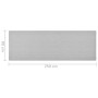 Hellgrauer Flurteppich 80x250 cm von vidaXL, Teppiche - Ref: Foro24-326995, Preis: 44,66 €, Rabatt: %