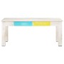Weißer Couchtisch aus massivem Mangoholz, 110 x 60 x 45 cm von vidaXL, Couchtisch - Ref: Foro24-323555, Preis: 110,74 €, Raba...
