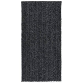 Hallway rug traps dirt 100x200 cm anthracite gray by vidaXL, Rugs - Ref: Foro24-327167, Price: 46,08 €, Discount: %