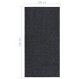 Flurteppich fängt Schmutz auf, 100 x 200 cm, Anthrazitgrau von vidaXL, Teppiche - Ref: Foro24-327167, Preis: 46,08 €, Rabatt: %