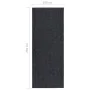 Alfombra de pasillo atrapa suciedad 100x250 cm gris antracita de vidaXL, Alfombras - Ref: Foro24-327168, Precio: 70,03 €, Des...