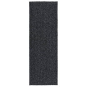 Alfombra de pasillo atrapa suciedad 100x300 cm gris antracita