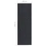 Flurteppich fängt Schmutz auf, 100 x 300 cm, Anthrazitgrau von vidaXL, Teppiche - Ref: Foro24-327169, Preis: 74,77 €, Rabatt: %