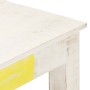 Weißer Couchtisch aus massivem Mangoholz, 110 x 60 x 45 cm von vidaXL, Couchtisch - Ref: Foro24-323555, Preis: 110,74 €, Raba...