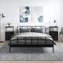 Bedside tables 2 units engineered wood black 41x31x80 cm by vidaXL, Nightstands - Ref: Foro24-825924, Price: 90,01 €, Discoun...