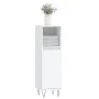Armario de baño madera de ingeniería blanco 30x30x100 cm de vidaXL, Tocadores de baño - Ref: Foro24-831556, Precio: 56,24 €, ...