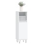 Badezimmerschrank aus Holzwerkstoff weiß 30x30x100 cm von vidaXL, Badezimmerwaschtische - Ref: Foro24-831556, Preis: 57,15 €,...