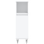 Badezimmerschrank aus Holzwerkstoff weiß 30x30x100 cm von vidaXL, Badezimmerwaschtische - Ref: Foro24-831556, Preis: 57,15 €,...