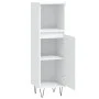 Armario de baño madera de ingeniería blanco 30x30x100 cm de vidaXL, Tocadores de baño - Ref: Foro24-831556, Precio: 56,24 €, ...