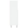 Badezimmerschrank aus Holzwerkstoff weiß 30x30x100 cm von vidaXL, Badezimmerwaschtische - Ref: Foro24-831556, Preis: 57,15 €,...