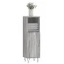 Sonoma gray plywood bathroom cabinet 30x30x100 cm by vidaXL, bathroom vanities - Ref: Foro24-831562, Price: 52,86 €, Discount: %