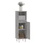 Sonoma gray plywood bathroom cabinet 30x30x100 cm by vidaXL, bathroom vanities - Ref: Foro24-831562, Price: 52,86 €, Discount: %