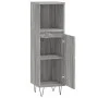 Sonoma gray plywood bathroom cabinet 30x30x100 cm by vidaXL, bathroom vanities - Ref: Foro24-831562, Price: 52,86 €, Discount: %