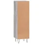 Sonoma gray plywood bathroom cabinet 30x30x100 cm by vidaXL, bathroom vanities - Ref: Foro24-831562, Price: 52,86 €, Discount: %