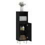 Badezimmerschrank aus schwarzem Sperrholz, 30 x 30 x 100 cm von vidaXL, Badezimmerwaschtische - Ref: Foro24-831557, Preis: 58...