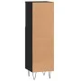 Badezimmerschrank aus schwarzem Sperrholz, 30 x 30 x 100 cm von vidaXL, Badezimmerwaschtische - Ref: Foro24-831557, Preis: 58...