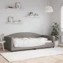 Sofá cama tela gris taupe 100x200 cm de vidaXL, Camas y somieres - Ref: Foro24-354119, Precio: 192,86 €, Descuento: %