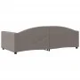 Taupe gray fabric sofa bed 100x200 cm by vidaXL, Beds and slatted bases - Ref: Foro24-354119, Price: 192,87 €, Discount: %