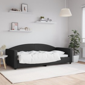 Schlafsofa aus schwarzem Stoff, 90 x 200 cm von vidaXL, Betten und Lattenroste - Ref: Foro24-354113, Preis: 190,36 €, Rabatt: %