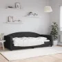 Sofá cama tela negro 90x200 cm de vidaXL, Camas y somieres - Ref: Foro24-354113, Precio: 187,19 €, Descuento: %