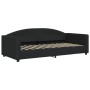 Sofá cama tela negro 90x200 cm de vidaXL, Camas y somieres - Ref: Foro24-354113, Precio: 188,66 €, Descuento: %