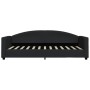Sofá cama tela negro 90x200 cm de vidaXL, Camas y somieres - Ref: Foro24-354113, Precio: 188,66 €, Descuento: %