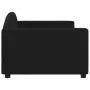 Black fabric sofa bed 90x200 cm by vidaXL, Beds and slatted bases - Ref: Foro24-354113, Price: 186,34 €, Discount: %