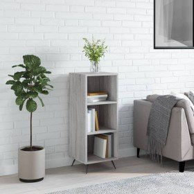 Estantería madera de ingeniería gris Sonoma 34,5x32,5x90 cm Estantería madera de ingeniería gris Sonoma 34,5x32,5x90 cm