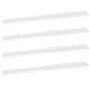 Wall shelves 4 units glossy white 100x9x3 cm by vidaXL, Shelves and shelves - Ref: Foro24-326656, Price: 39,54 €, Discount: %