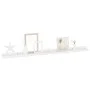 Wandregale 4 Einheiten weiß glänzend 100x9x3 cm von vidaXL, Regale und Regale - Ref: Foro24-326656, Preis: 39,00 €, Rabatt: %