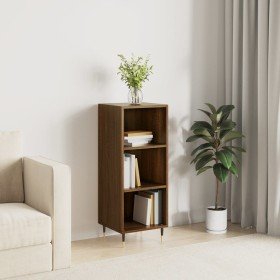 Aparador de madera de ingeniería marrón roble 34,5x32,5x90 cm Aparador de madera de ingeniería marrón roble 34,5x32,5x90 cm