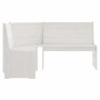 Eckbank aus massivem weißem Kiefernholz, 151 cm von vidaXL, Ess- und Küchenbänke - Ref: Foro24-327247, Preis: 199,27 €, Rabat...