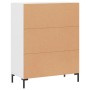 Weißes Sideboard aus Holzwerkstoff, 69,5 x 34 x 90 cm von vidaXL, Sideboards - Ref: Foro24-830196, Preis: 101,14 €, Rabatt: %