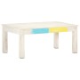 White solid mango wood coffee table 110x60x45 cm by vidaXL, Coffee table - Ref: Foro24-323555, Price: 110,74 €, Discount: %