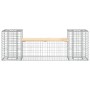 Gabion design garden bench solid pine wood 183x41x60.5 cm by vidaXL, garden benches - Ref: Foro24-834387, Price: 110,67 €, Di...