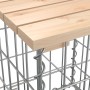 Gabion design garden bench solid pine wood 183x41x60.5 cm by vidaXL, garden benches - Ref: Foro24-834387, Price: 110,67 €, Di...