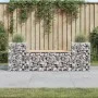 Gabionen-Design-Gartenbank aus Douglasienholz, 183 x 41 x 60,5 cm von vidaXL, Gartenbänke - Ref: Foro24-834388, Preis: 112,41...