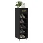 Zapatero madera de ingeniería negro 30x35x105 cm de vidaXL, Armarios y almacenamiento - Ref: Foro24-829653, Precio: 43,20 €, ...