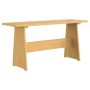 Honey Brown Solid Wood Dining Table with Bench by vidaXL, Kitchen and dining tables - Ref: Foro24-327250, Price: 94,32 €, Dis...
