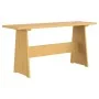 Honey Brown Solid Wood Dining Table with Bench by vidaXL, Kitchen and dining tables - Ref: Foro24-327250, Price: 94,56 €, Dis...