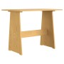 Honey Brown Solid Wood Dining Table with Bench by vidaXL, Kitchen and dining tables - Ref: Foro24-327250, Price: 94,32 €, Dis...