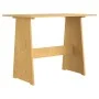 Honey Brown Solid Wood Dining Table with Bench by vidaXL, Kitchen and dining tables - Ref: Foro24-327250, Price: 94,56 €, Dis...