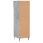 Betongraues Schuhregal aus Holzwerkstoff, 30 x 35 x 105 cm von vidaXL, Schränke und Lagerung - Ref: Foro24-829656, Preis: 45,...