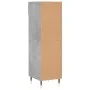 Concrete gray engineered wood shoe rack 30x35x105 cm by vidaXL, Closets and storage - Ref: Foro24-829656, Price: 45,15 €, Dis...