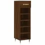 Brown oak engineered wood shoe rack 30x35x105 cm by vidaXL, Closets and storage - Ref: Foro24-829659, Price: 68,98 €, Discoun...