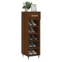 Brown oak engineered wood shoe rack 30x35x105 cm by vidaXL, Closets and storage - Ref: Foro24-829659, Price: 70,05 €, Discoun...