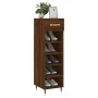 Brown oak engineered wood shoe rack 30x35x105 cm by vidaXL, Closets and storage - Ref: Foro24-829659, Price: 68,98 €, Discoun...