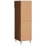Brown oak engineered wood shoe rack 30x35x105 cm by vidaXL, Closets and storage - Ref: Foro24-829659, Price: 68,98 €, Discoun...