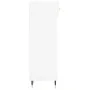Glossy white plywood shoe cabinet 30x35x105 cm by vidaXL, Closets and storage - Ref: Foro24-829654, Price: 44,15 €, Discount: %