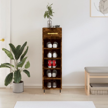 Holzwerkstoff geräucherte Eiche Zapatero 30x35x105 cm von vidaXL, Schränke und Lagerung - Ref: Foro24-829657, Preis: 43,25 €,...